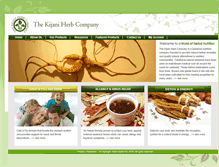 Tablet Screenshot of kijaniherbs.com